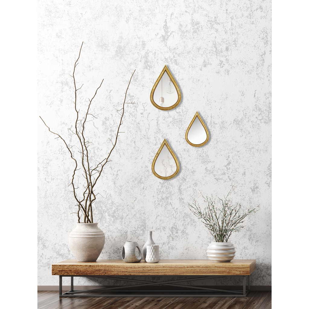 Lot de 3 miroirs gouttes - Visuel 0